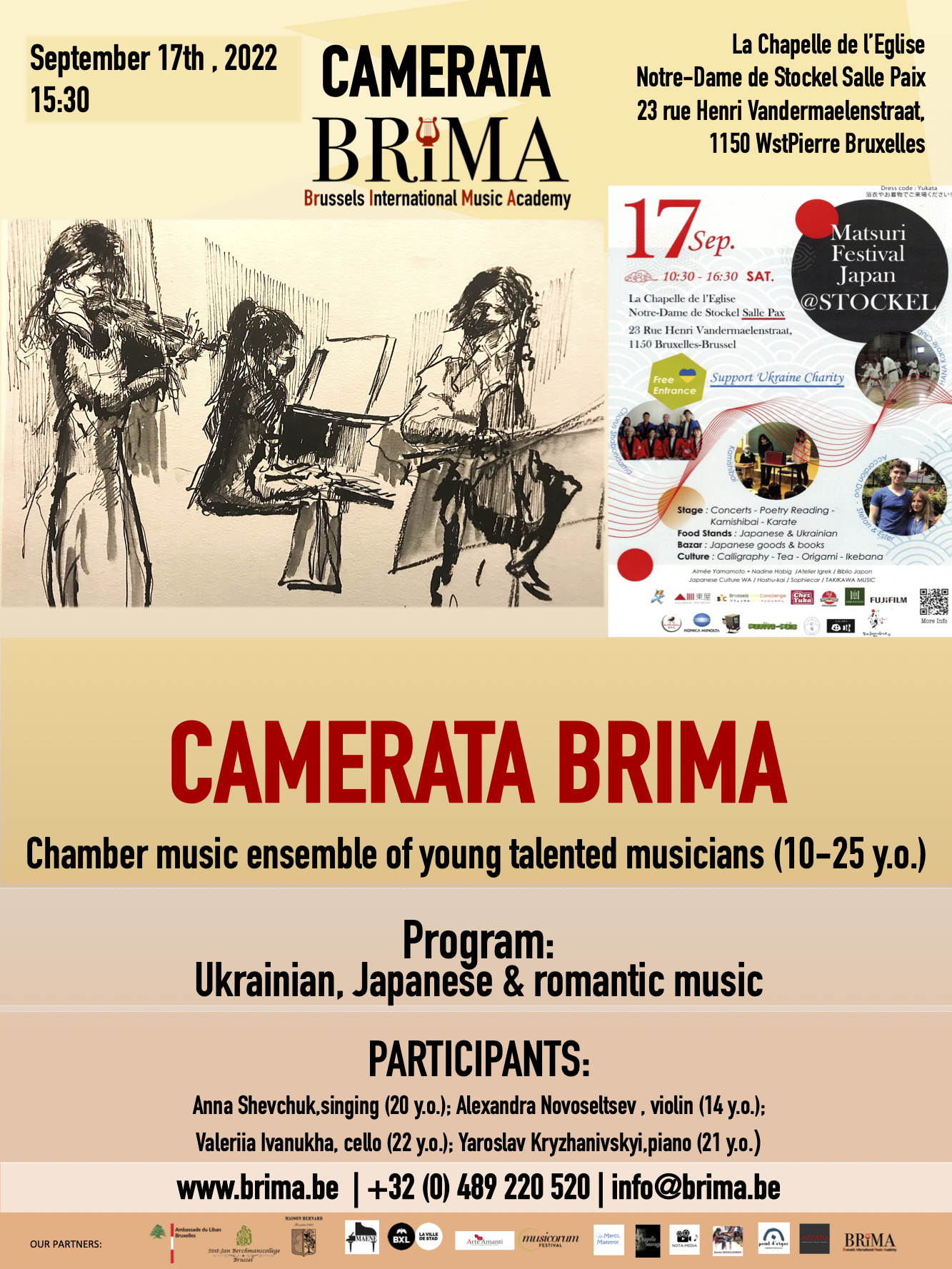 Concert Camerata BRIMA –  17 Sep 2022
