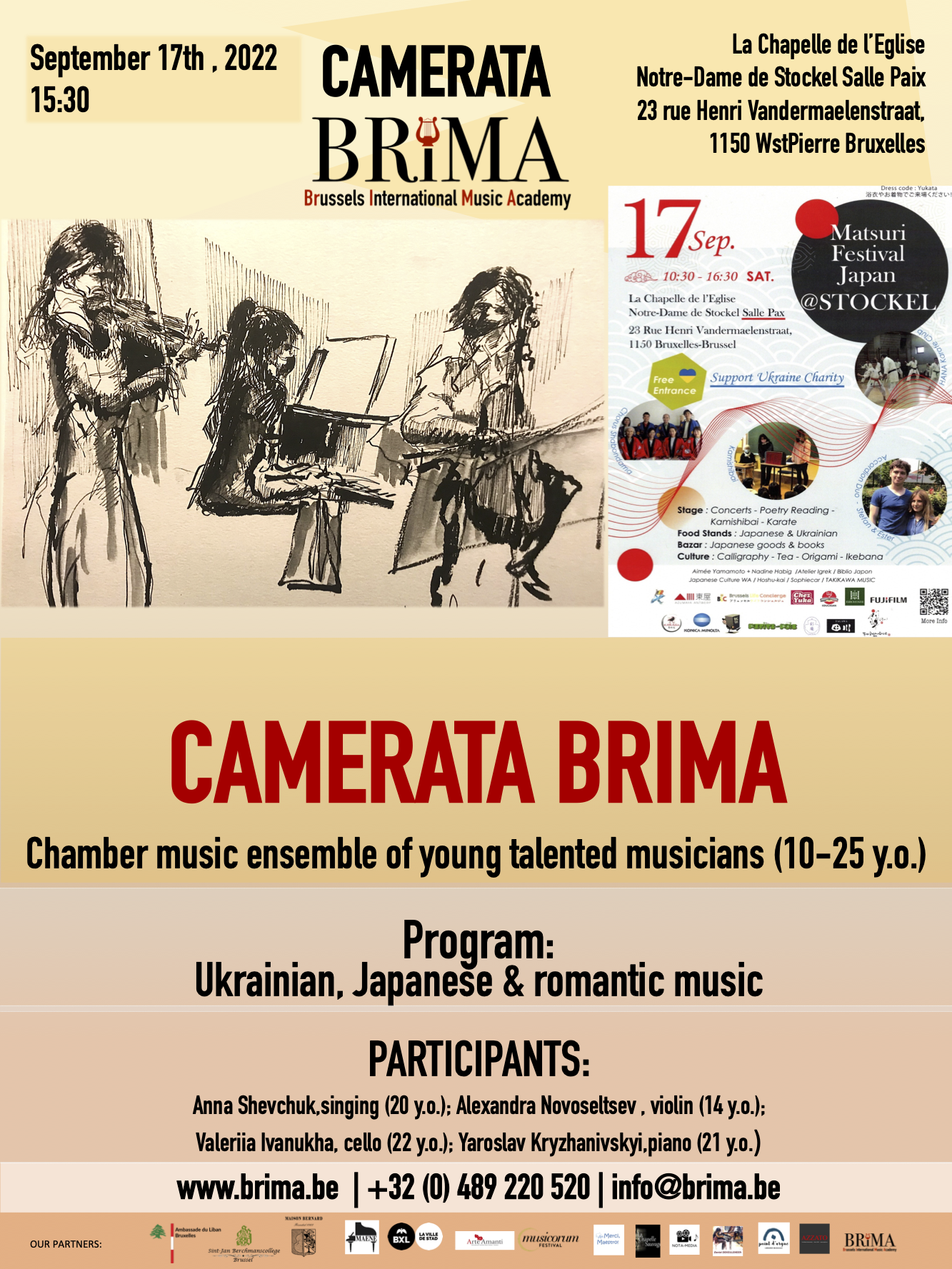 Concert Camerata BRIMA - 17 sep 2022