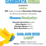 CAMERATA BRIMA presents SIX Ukrainian Folksongs